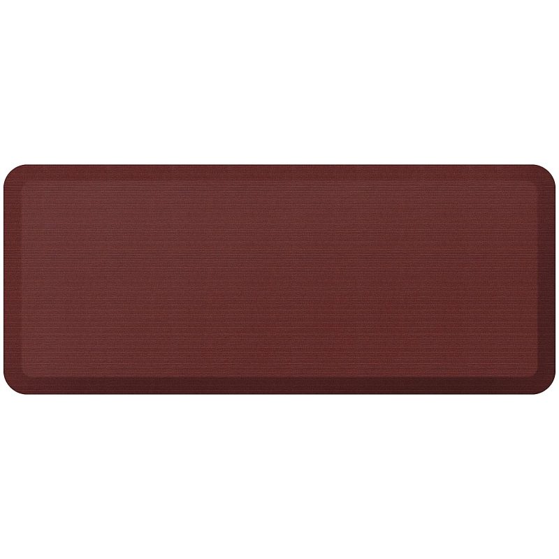 GelPro NewLife Designer Comfort Grasscloth Anti-Fatigue Floor Mat, 20" x 48", Crimson