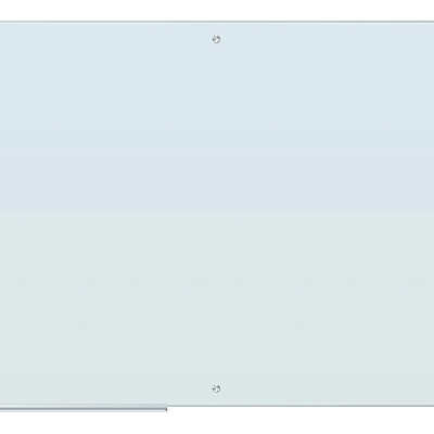 U Brands® Magnetic Glass Dry-Erase Board, 72" X 48", White Frosted Surface, Frameless, Actual Size 70" X 47" (2301U00-01) - Frosted White,70 in. X 47 in.