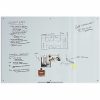 U Brands® Magnetic Glass Dry-Erase Board, 72" X 48", White Frosted Surface, Frameless, Actual Size 70" X 47" (2301U00-01) - Image 6
