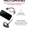 Plantronics® Voyager Legend Wireless Bluetooth® Over The Ear Headset, Black - Image 7