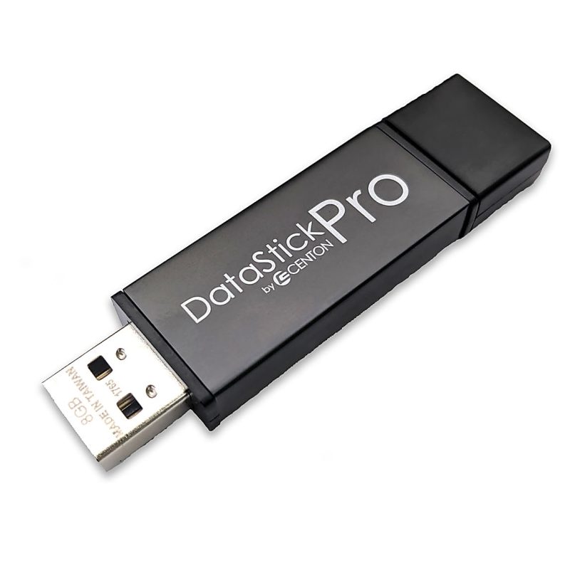 Centon DataStick Pro USB 2.0 Flash Drives, 32GB, Gray, Pack Of 10 Flash Drives - Image 3