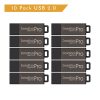 Centon DataStick Pro USB 2.0 Flash Drives, 32GB, Gray, Pack Of 10 Flash Drives - Image 4