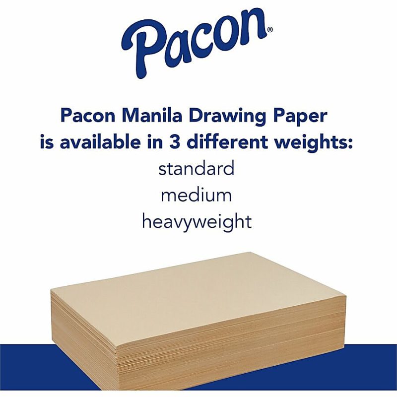 Pacon® Standard Weight Drawing Paper, 12" x 18", 500 Sheets, Manila - Image 4