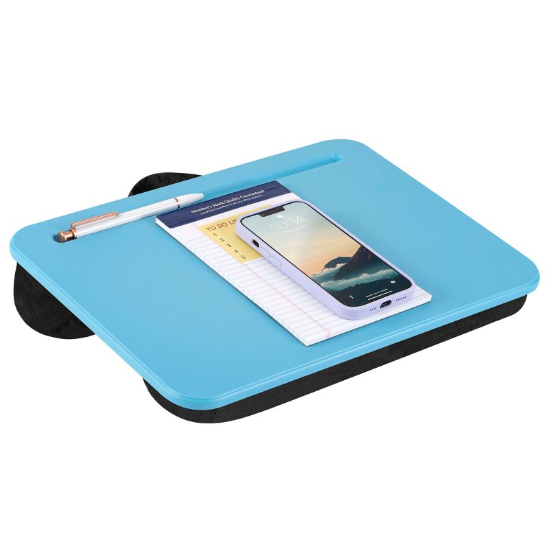 LapGear Compact Lap Desk, Alaskan Blue, Pack of 12 Desks - Image 2