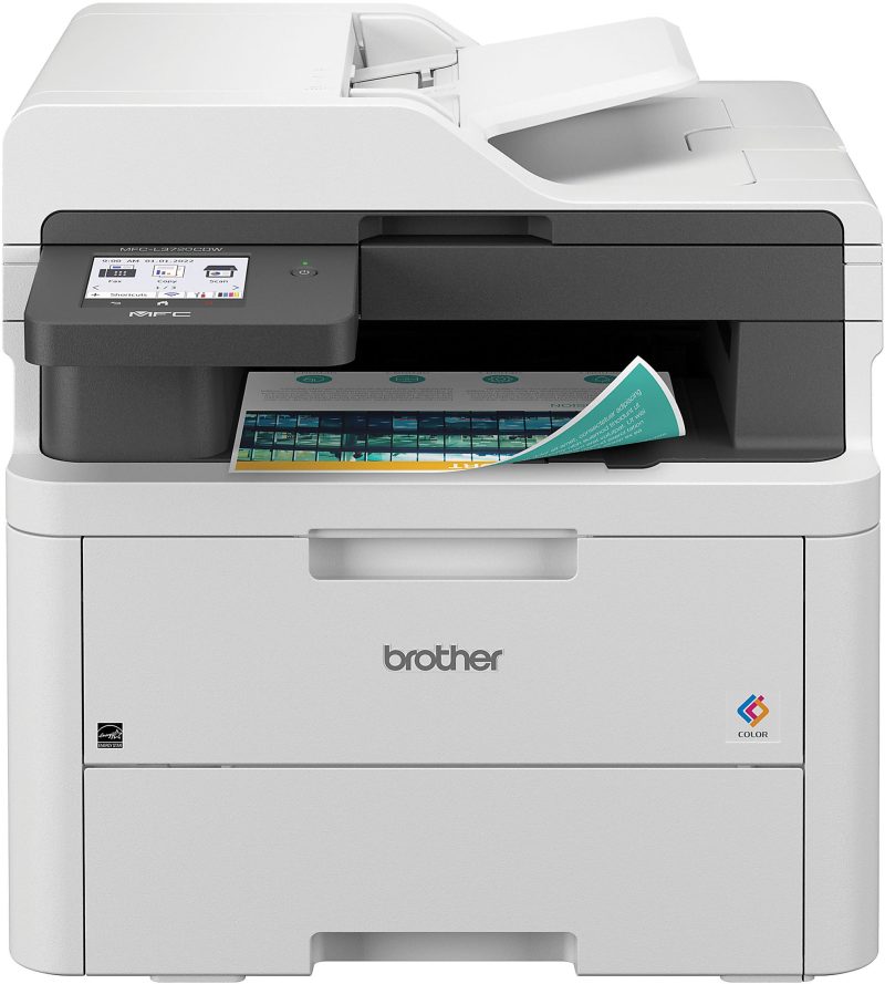 Brother MFC-L3720CDW Wireless Digital Color All-in-One Printer with Laser Quality Output and Refresh EZ Print Eligibility