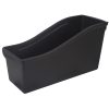 Storex Large Book Bins, 7”H x 5-5/16”W x 14-5/16”D, Black, Set Of 6 Bins - Image 2