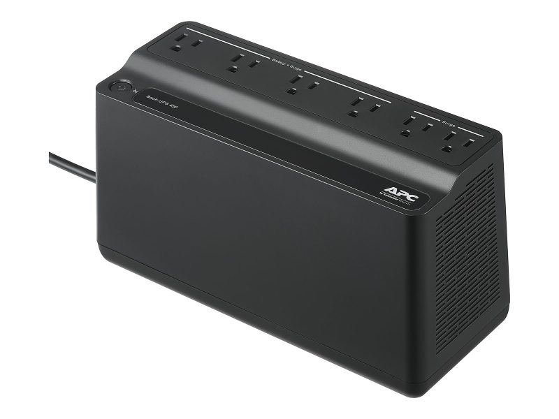 APC Back-UPS BN450M Battery Backup, 6 Outlet, 450VA/255W - Image 5