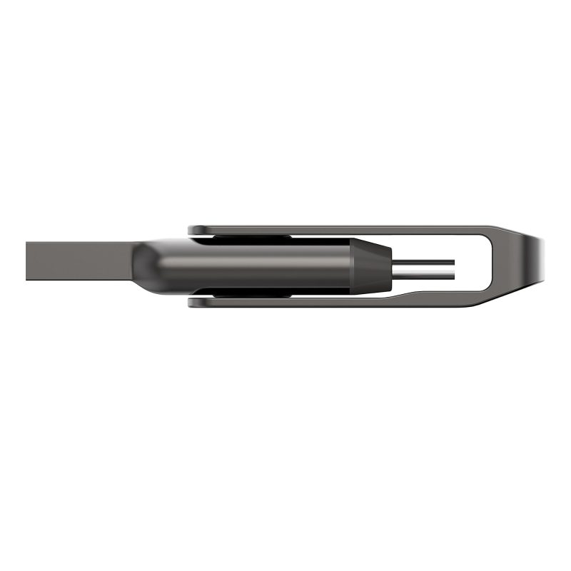 Lexar JumpDrive Dual Drive D400 USB Flash Drive, 256 GB, Silver - Image 3