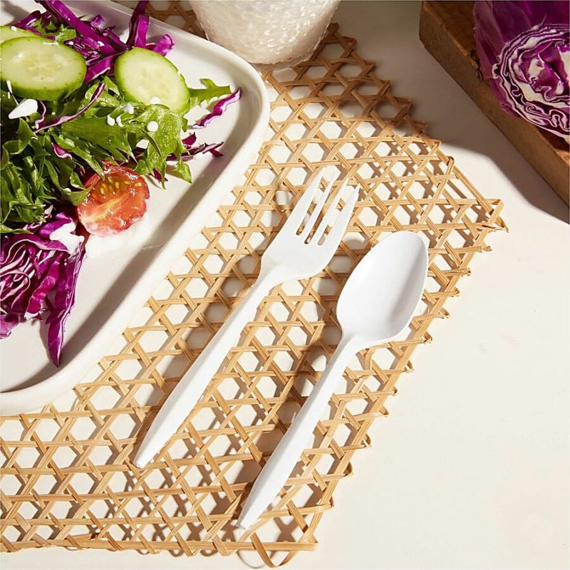 Genuine Joe Individually Wrapped Spoon - 1 Piece(s) - 1000/Carton - Spoon - 1 x Spoon - Disposable - White - Image 9