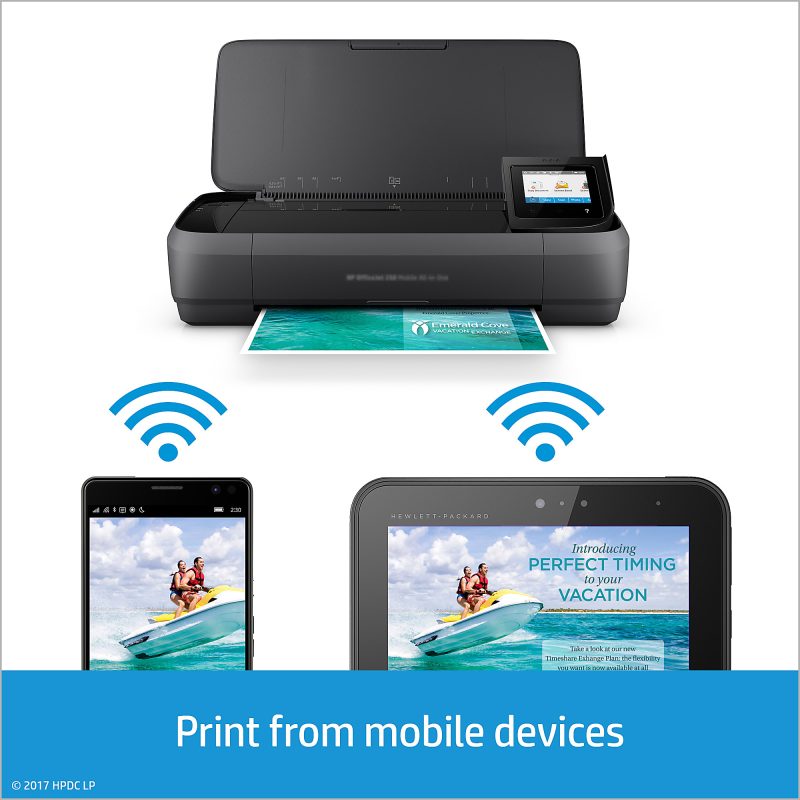 HP OfficeJet 250 Wireless Inkjet All-In-One Color Printer - Image 4