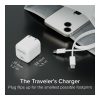 Plugable - Power adapter - GaN - 30 Watt - 1.5 A - PD 3.0 (24 pin USB-C) - white - Image 3