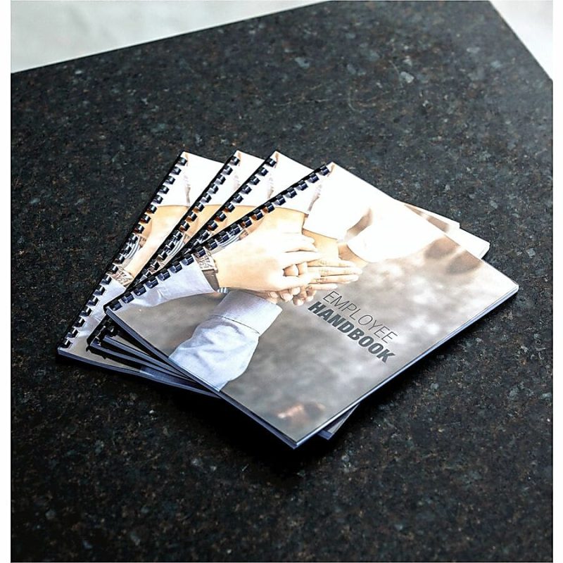 Fellowes® Clear Presentation Binding Covers, 8 1/2" 11", Clear, Pack Of 100 - Image 9
