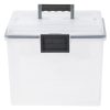Iris® Weathertight® Mobile Storage File Box, 11 1/2" x 13 3/4" x 10 7/16", Clear - Image 2