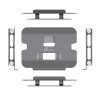 j5create Multi-Angle Laptop Stand, 11-7/16”H x 8-15/16”W x 2-1/8”D, Gray/Silver, JTS127 - Image 3