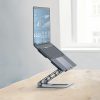 j5create Multi-Angle Laptop Stand, 11-7/16”H x 8-15/16”W x 2-1/8”D, Gray/Silver, JTS127 - Image 7