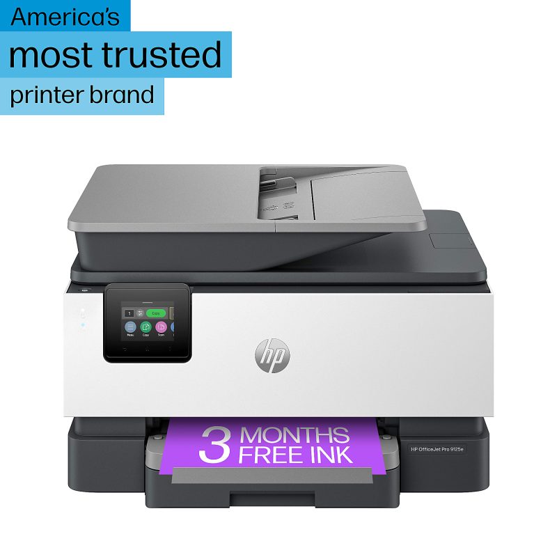 HP OfficeJet Pro 9125e All-in-One Printer with 3 months free instant Ink with HP+ - Image 2