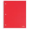 Office Depot® Brand Stellar Poly Notebook, 8-1/2" x 11",1 Subject, College Ruled, 80 Sheets, Assorted Colors, Pack Of 8 Notebooks - Image 3