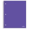 Office Depot® Brand Stellar Poly Notebook, 8-1/2" x 11",1 Subject, College Ruled, 80 Sheets, Assorted Colors, Pack Of 8 Notebooks - Image 5