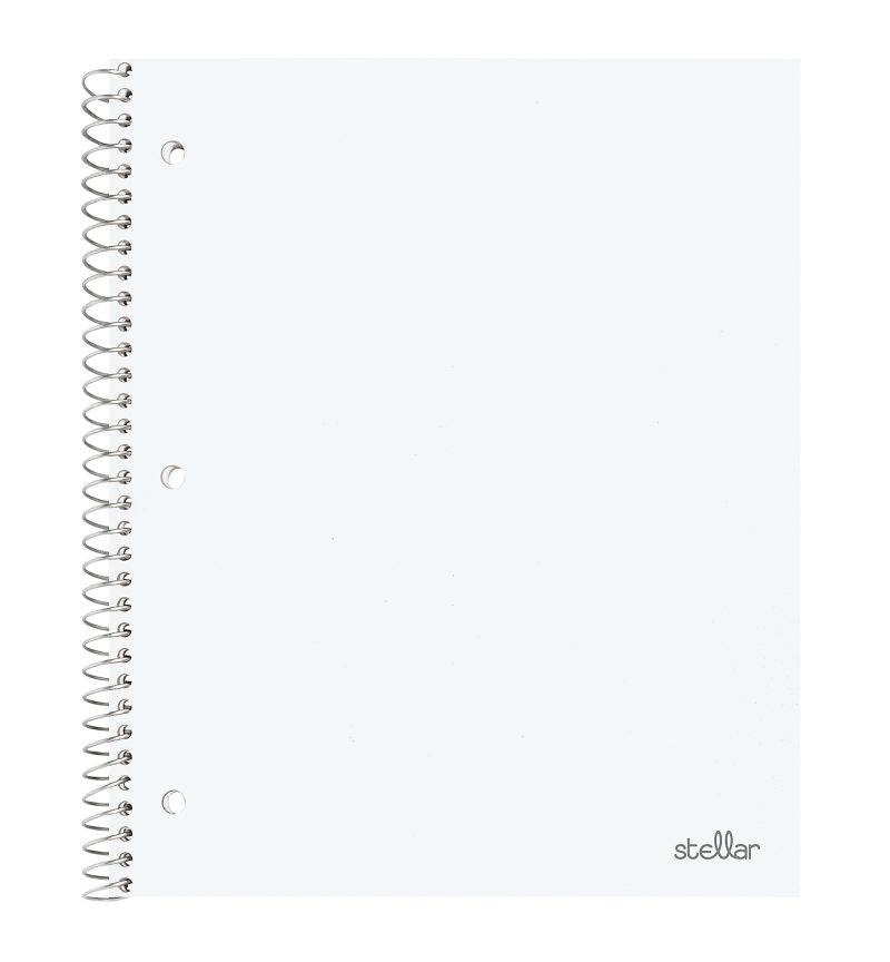 Office Depot® Brand Stellar Poly Notebook, 8-1/2" x 11",1 Subject, College Ruled, 80 Sheets, Assorted Colors, Pack Of 8 Notebooks - Image 6