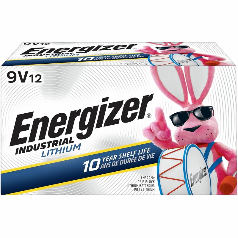 Energizer Industrial Lithium 9V Batteries, 12pk, LN522 - Image 2