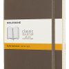 Moleskine Classic Soft Cover Notebook, 5" x 8-1/4", Ruled, 192 Pages, Earth Brown