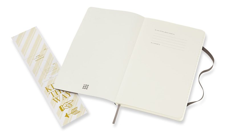 Moleskine Classic Soft Cover Notebook, 5" x 8-1/4", Ruled, 192 Pages, Earth Brown - Image 3