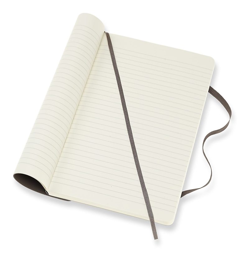 Moleskine Classic Soft Cover Notebook, 5" x 8-1/4", Ruled, 192 Pages, Earth Brown - Image 4