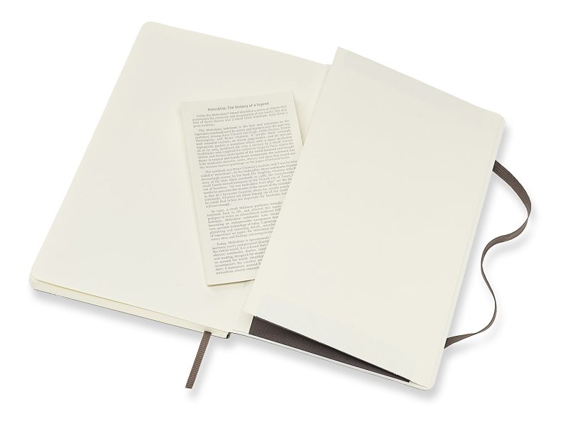 Moleskine Classic Soft Cover Notebook, 5" x 8-1/4", Ruled, 192 Pages, Earth Brown - Image 5