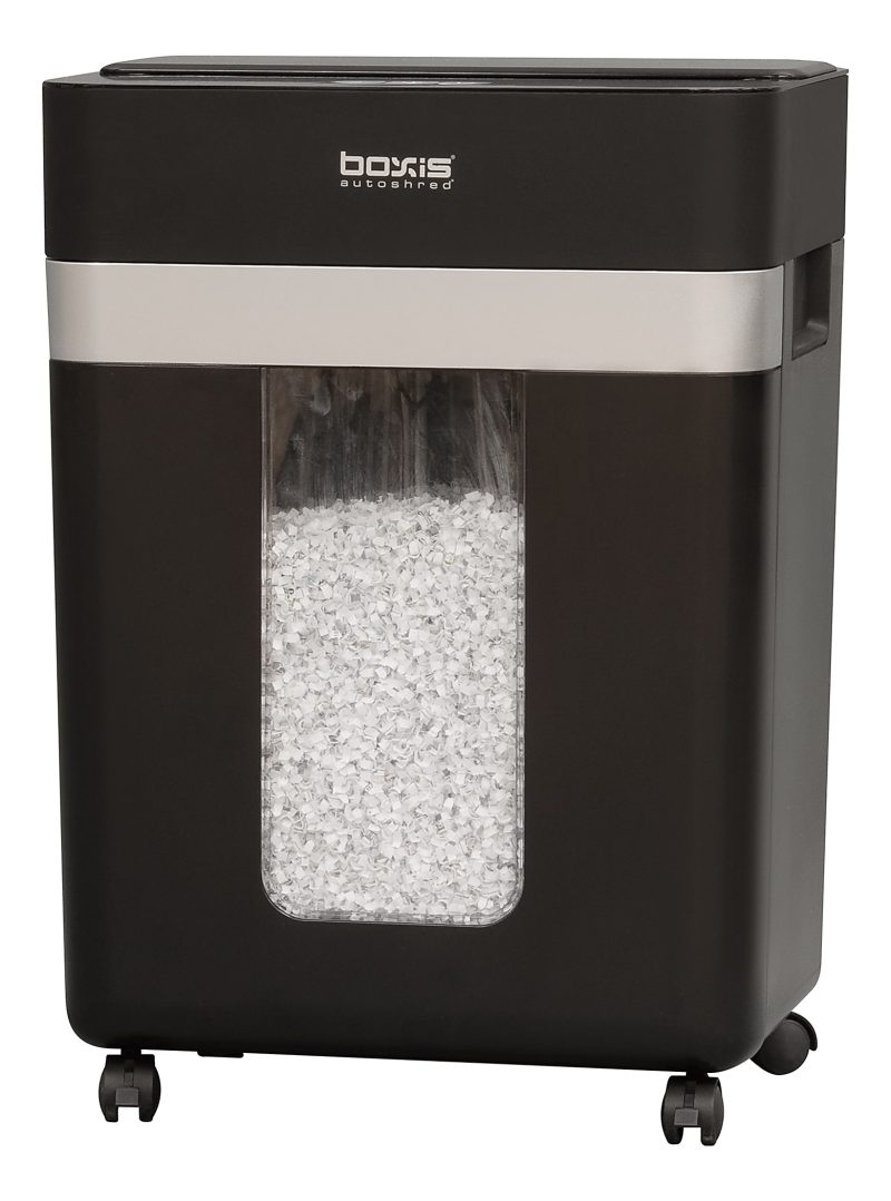 Boxis 150-Sheet Micro-Cut Shredder, Black, AD150T - Image 2