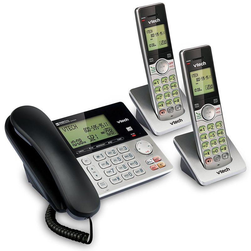 VTech® CS6949-2 DECT 6.0 Expandable Cordless Phone With Digital Answering System - Image 2
