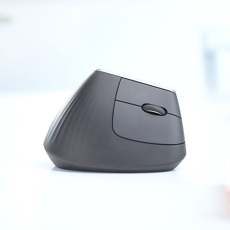 Logitech MX Vertical Advanced Ergonomic Wireless Mouse, Control and Move Content Between 3 Windows and Apple Computers (Bluetooth or USB), Rechargeable, Graphite - Image 11