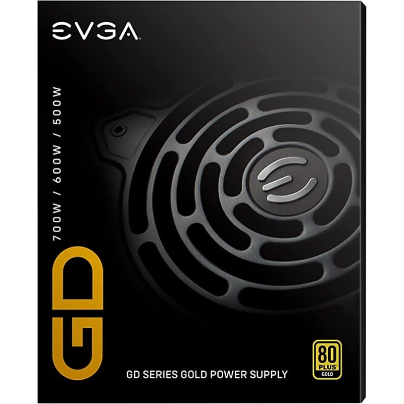 EVGA 700 GD Power Supply - Internal - 120 V AC, 230 V AC Input - 3.3 V DC, 5 V DC, 12 V DC Output - 700 W - 1 +12V Rails - 1 Fan(s) - 92% Efficiency - Image 3