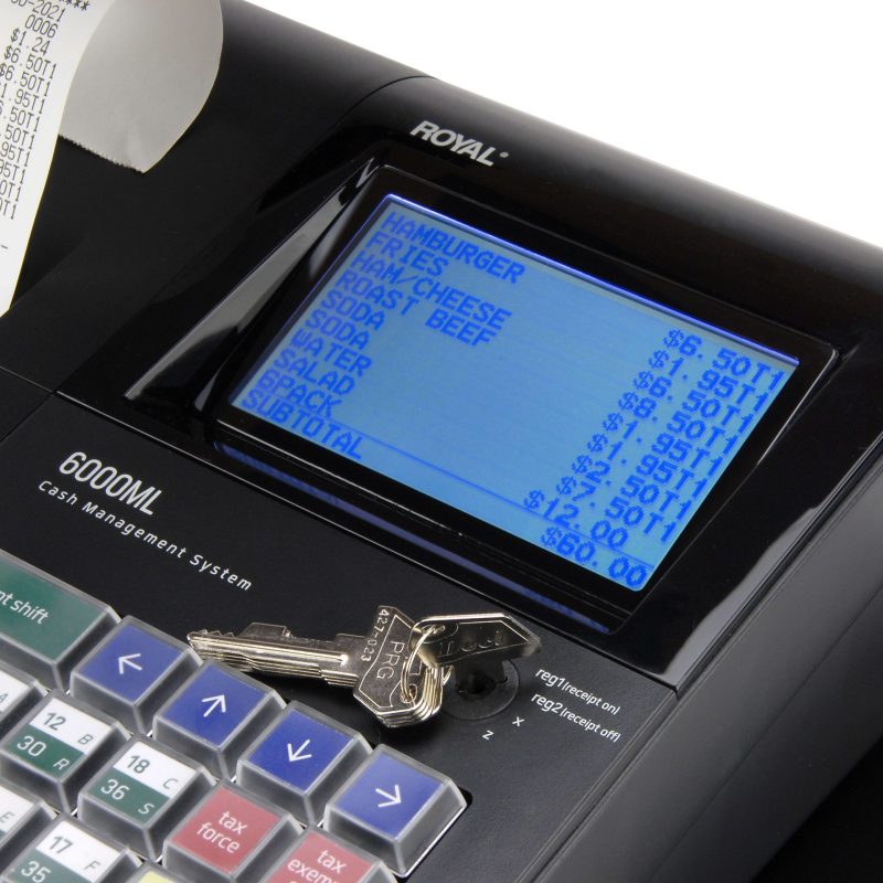 Royal 6000ML Cash Register, Black - Image 8