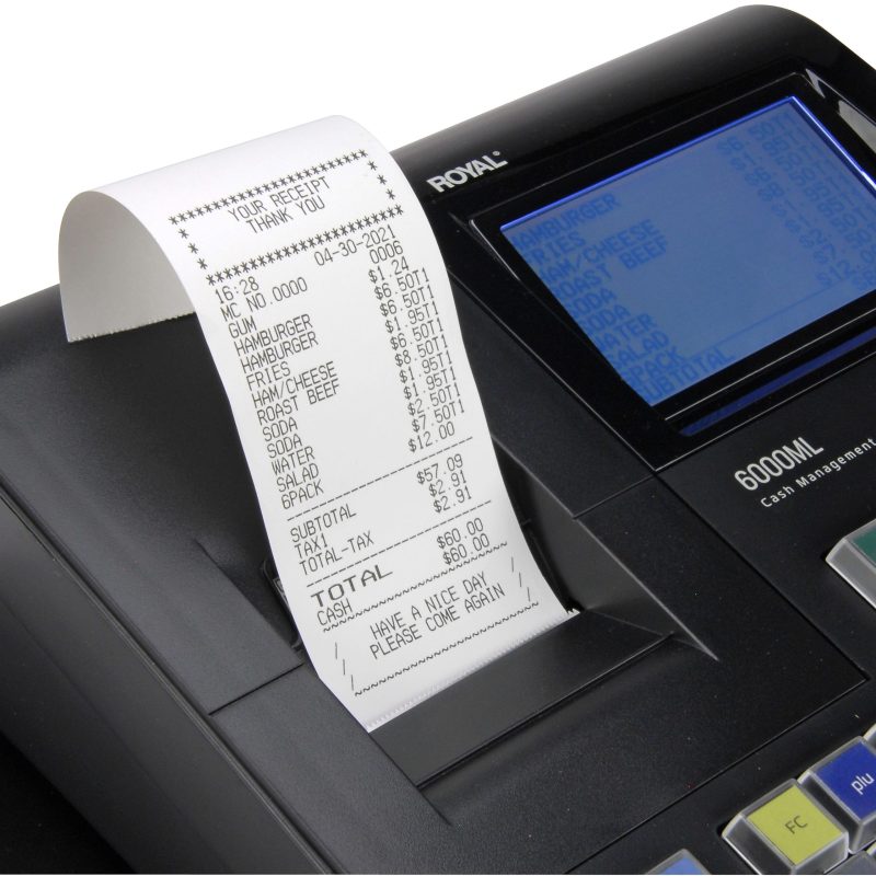Royal 6000ML Cash Register, Black - Image 10