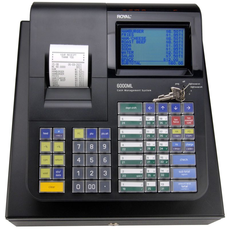 Royal 6000ML Cash Register, Black - Image 12