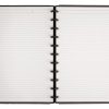 TUL® Custom Note-Taking System Discbound Notebook With Leather Cover, Letter Size, Narrow Ruled, 60 Sheets, Gray - Image 2