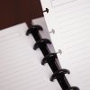 TUL® Custom Note-Taking System Discbound Notebook With Leather Cover, Letter Size, Narrow Ruled, 60 Sheets, Gray - Image 3