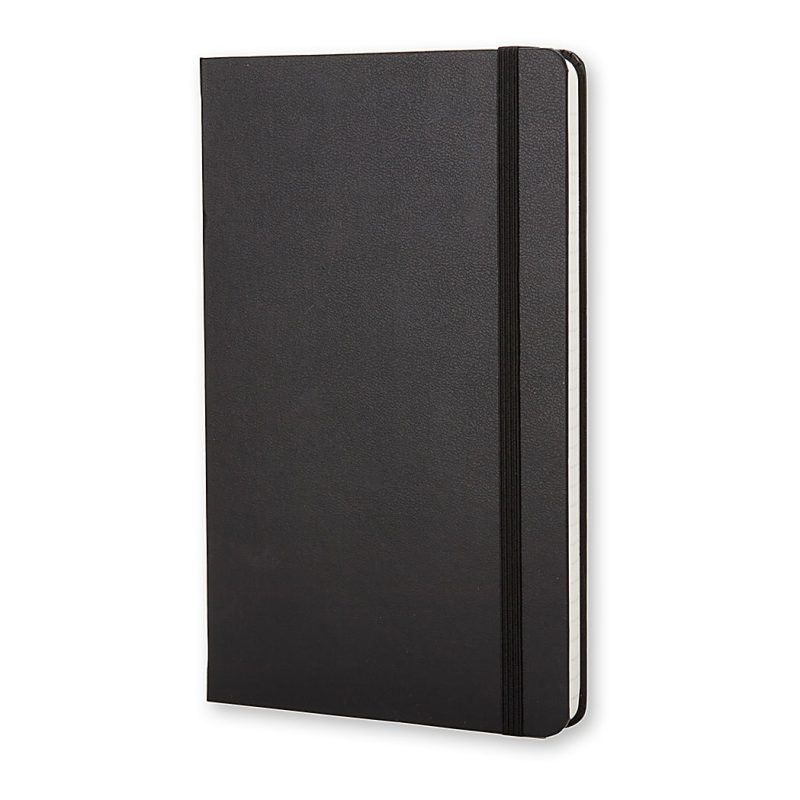 Moleskine Classic Hard Cover Notebook, 5” x 8-1/4”, Ruled, 240 Pages, Black - Image 2