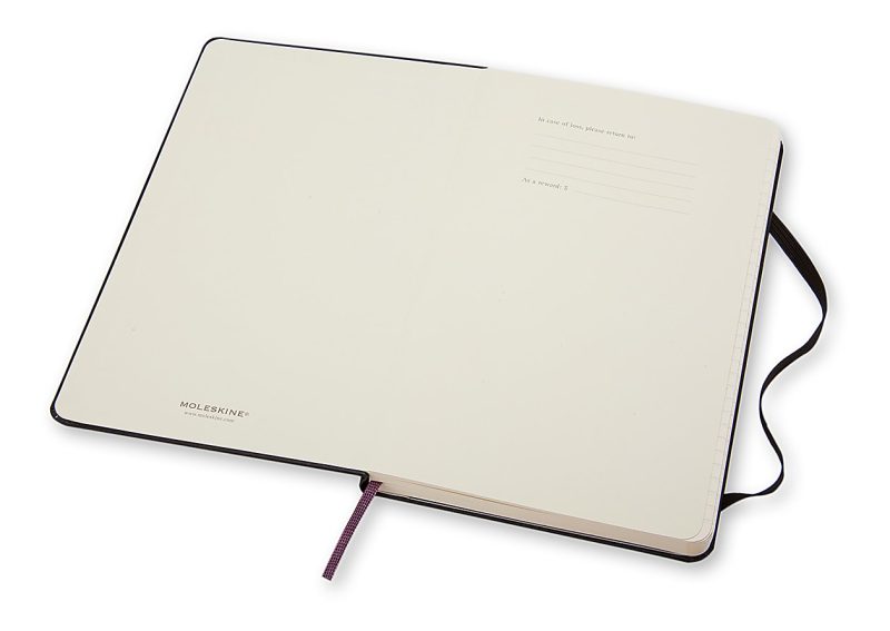 Moleskine Classic Hard Cover Notebook, 5” x 8-1/4”, Ruled, 240 Pages, Black - Image 3
