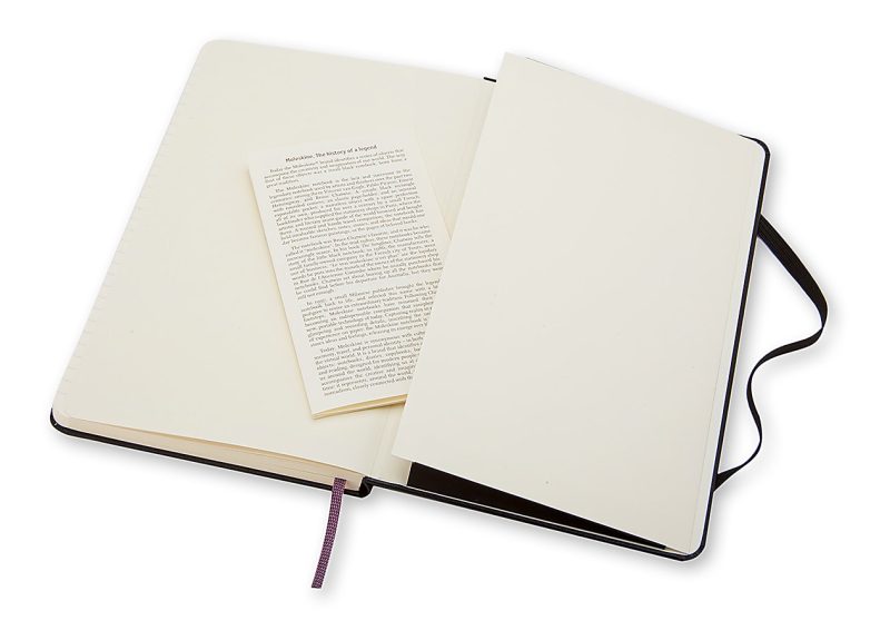 Moleskine Classic Hard Cover Notebook, 5” x 8-1/4”, Ruled, 240 Pages, Black - Image 5