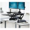 VariDesk ProPlus Manual Standing Desk Riser, 36"W x 41-3/4 "D, Black - Image 9