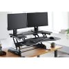 VariDesk ProPlus Manual Standing Desk Riser, 36"W x 41-3/4 "D, Black - Image 10