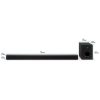 iLive Bluetooth® Sound Bar With Wireless Subwoofer, Black - Image 2