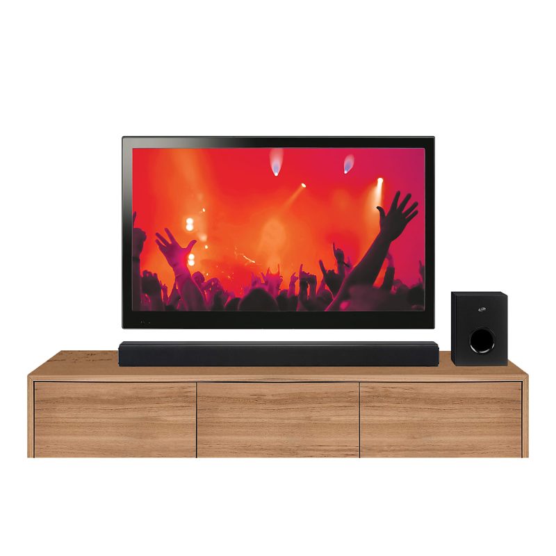 iLive Bluetooth® Sound Bar With Wireless Subwoofer, Black - Image 3