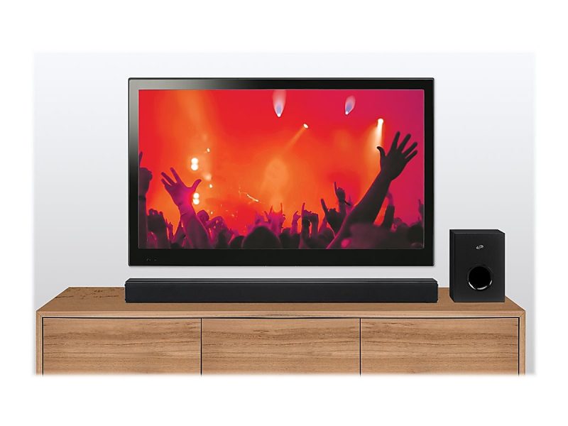 iLive Bluetooth® Sound Bar With Wireless Subwoofer, Black - Image 7