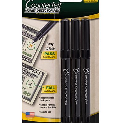 Dri-Mark® Counterfeit Detector Pens, Pack Of 3 Pens