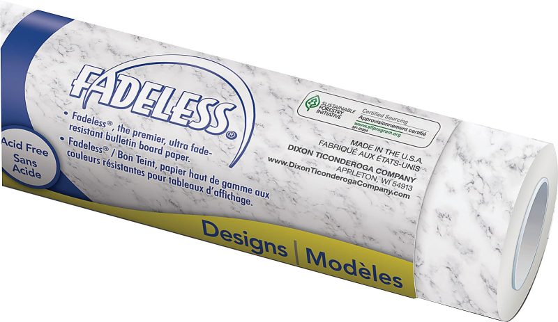 Pacon® Fadeless Bulletin Board Art Paper, Tan, 48" x 50' - Marble