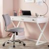 Realspace® Keri 48"W Writing Desk, White