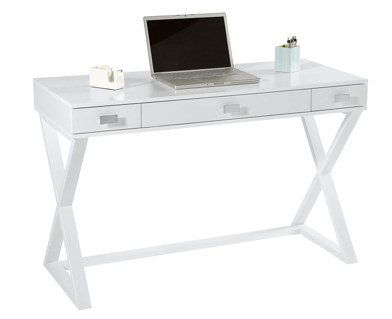 Realspace® Keri 48"W Writing Desk, White - Image 2