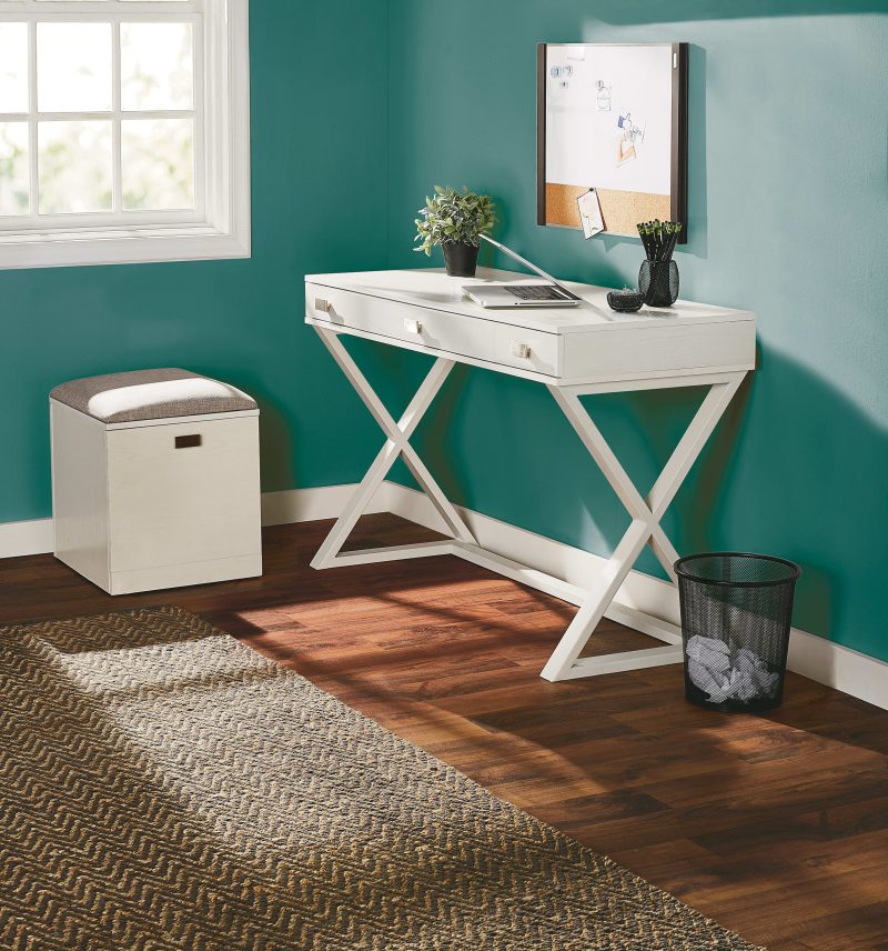 Realspace® Keri 48"W Writing Desk, White - Image 8